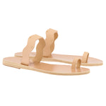 Thasos Natural/Gold Studs