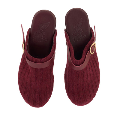 Classic Closed Clog Bordeaux