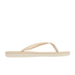 Saionara Leather Flip Flop Off White side