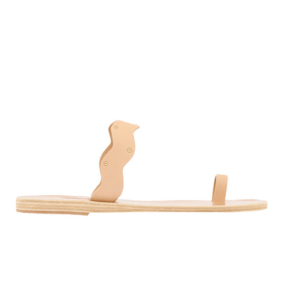 Thasos Natural/Gold Studs