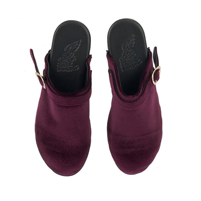 Classic Closed Clog Burgundy