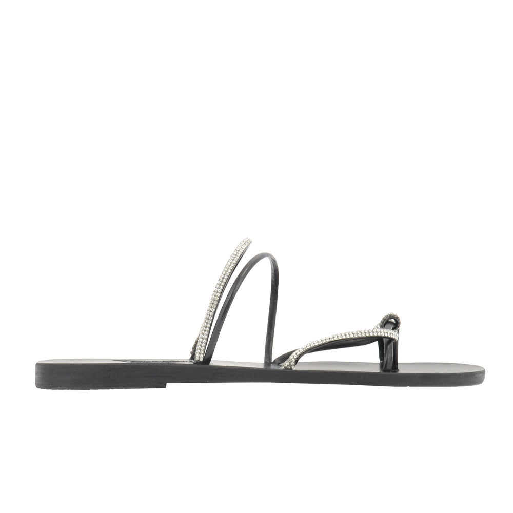 ancient greek sandals Fantasia Black