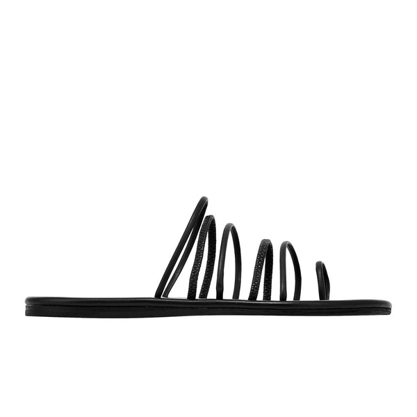 Imatio Synthetic Leather Black – Ancient Greek Sandals