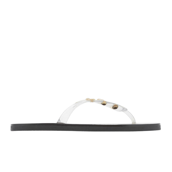 Saionara Jelly Shells Vinyl/Leather Clear – Ancient Greek Sandals