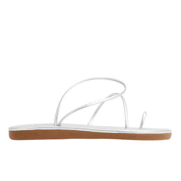 未使用 ANCIENT GREEK SANDALS 38 Kansiz Synthetic Leather All Silver – Ancient Greek Sandals