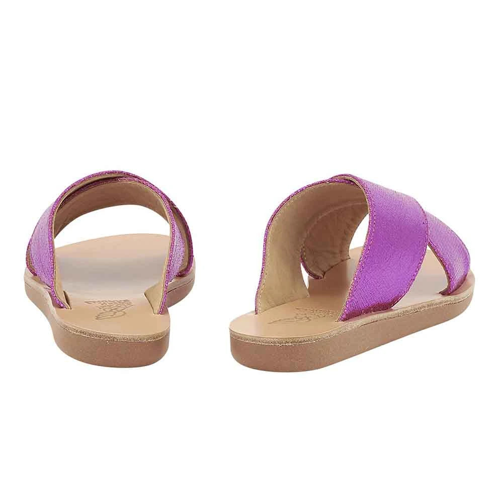 Little Thais Soft Lame Fuchsia 4