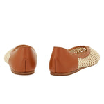 Aeropi Ballet Flat Raffia Natural back