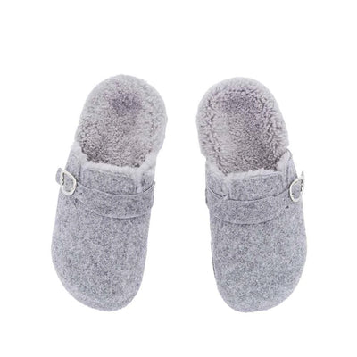 Vasilitsa Felt/Sheepskin Grey top view