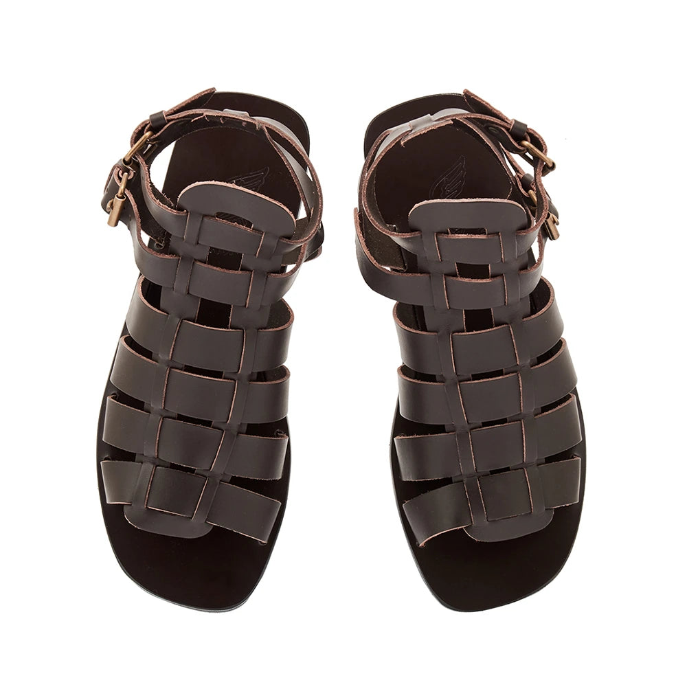 Alexandros Leather T-Moro sandals top