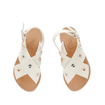 Little Maria Eyelets Soft Off White top