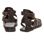 Alexandros Leather T-Moro sandals back