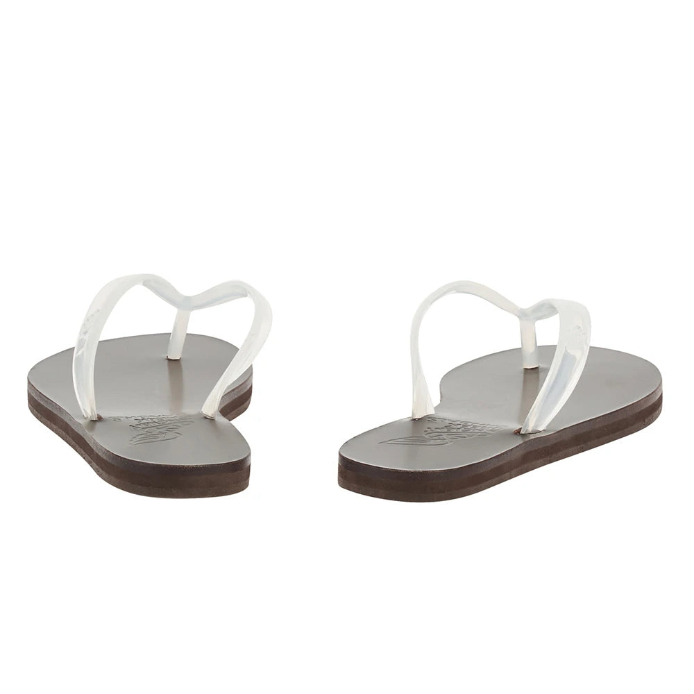 Saionara Jelly sandals Clear back