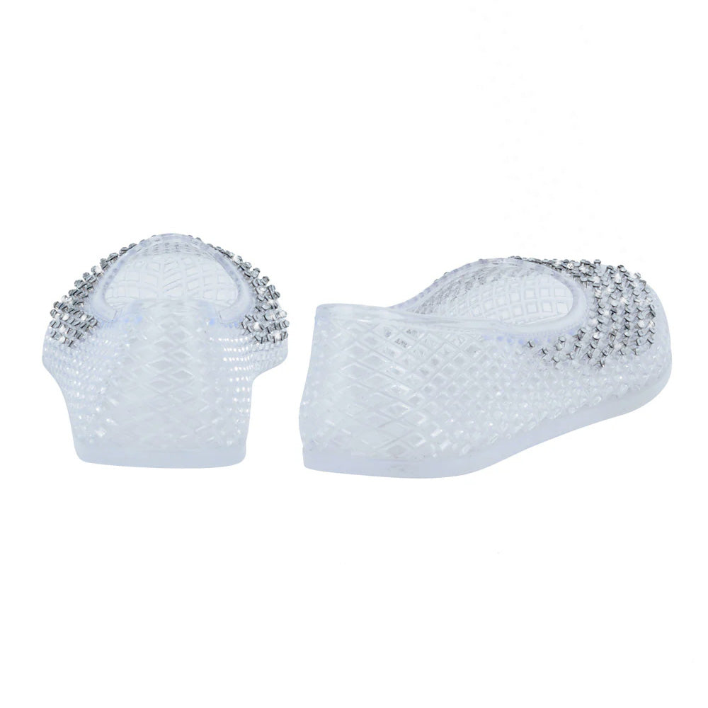 Iro Jelly Clear with Swarovski Crystals – Ancient Greek Sandals