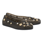 Iro with Shells Black sandals 3-4