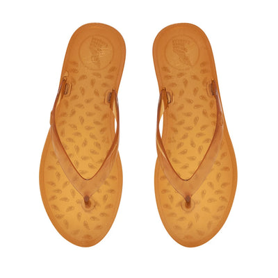 Jelly Flip Flop Caramel top