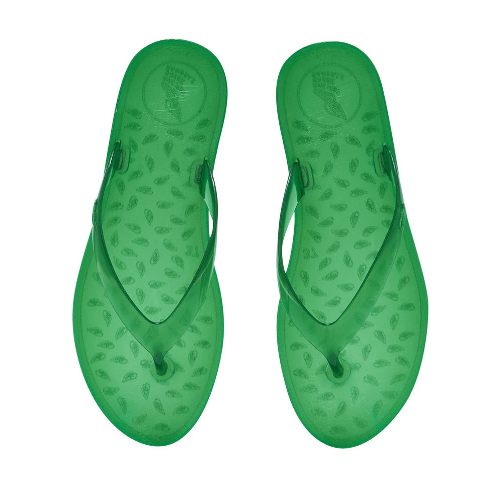Jelly Flip Flop Green top