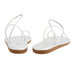Kansiz All Silver sandals back