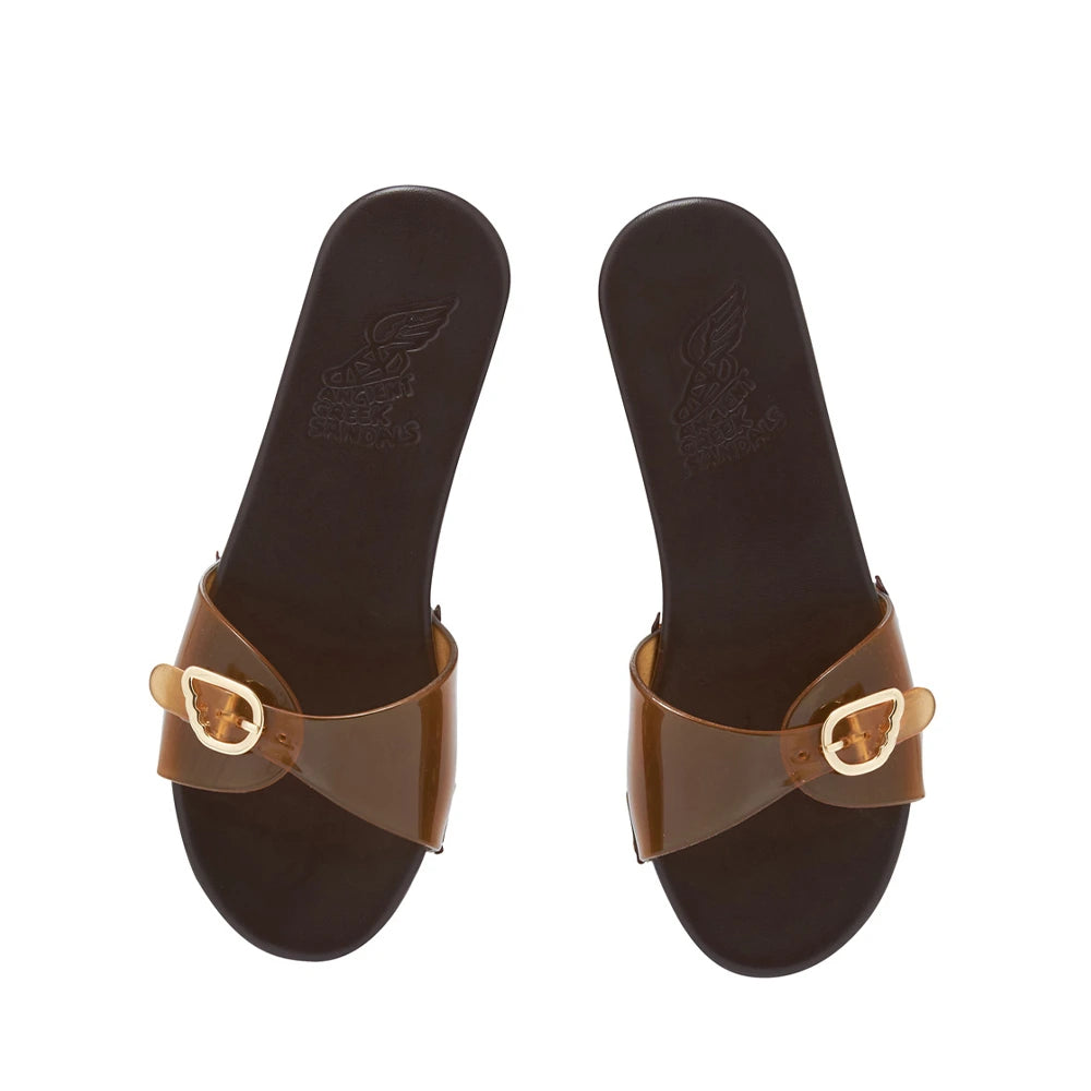 Omonia Clog Jelly Caramel sandals top