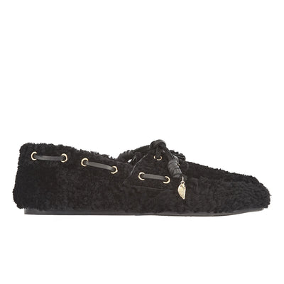 Pliaria Boat Shoe Black