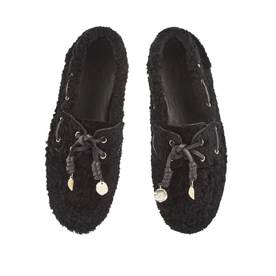 Pliaria Boat Shoe Black