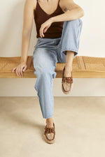 Pliaria Boat Shoe Raffia