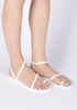 Eleftheria Jelly White sandals