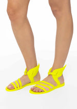 Ikaria Jelly Fluo Yellow sandals