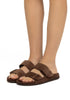 Diogenia Suede Dark Brown sandals 