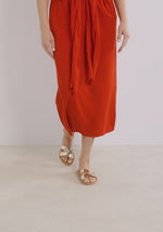 Desmos Leather Platinum sandals 