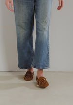 Arodo Suede Rust boat shoes