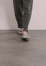 Anilio Felt/Shearling Grey sandals