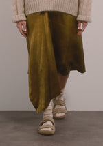 Latria Felt/Sheepskin Camel sandals