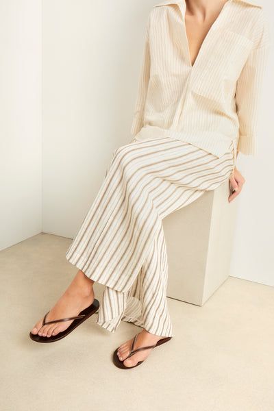 Saionara Stitch Leather sandals