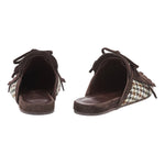Thelma Fringe Tweed Brown